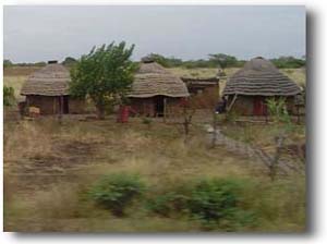Rondavels, de traditionele ronde hutten